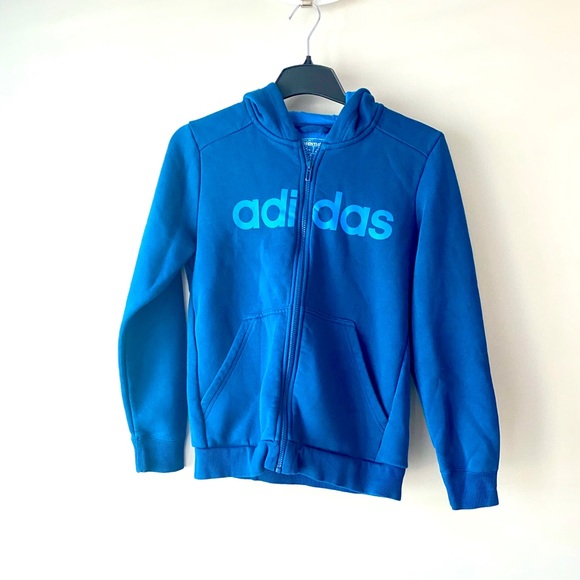 womens blue adidas sweatshirt
